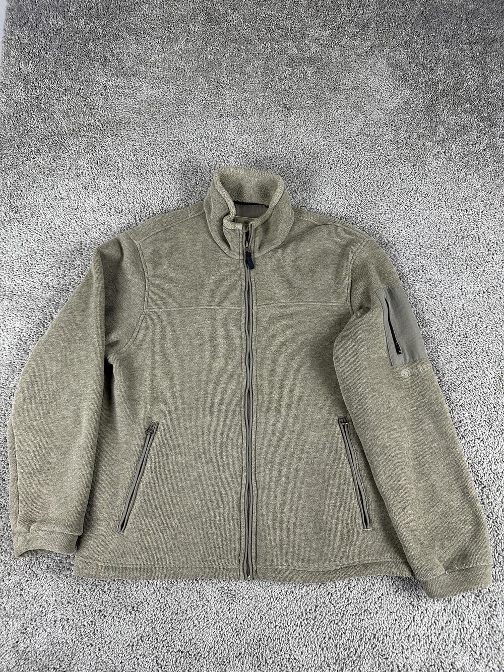 Beretta Jacket Womens XL Olive Full Zip Fleece Outdoor Hunting Shooting Outdoor